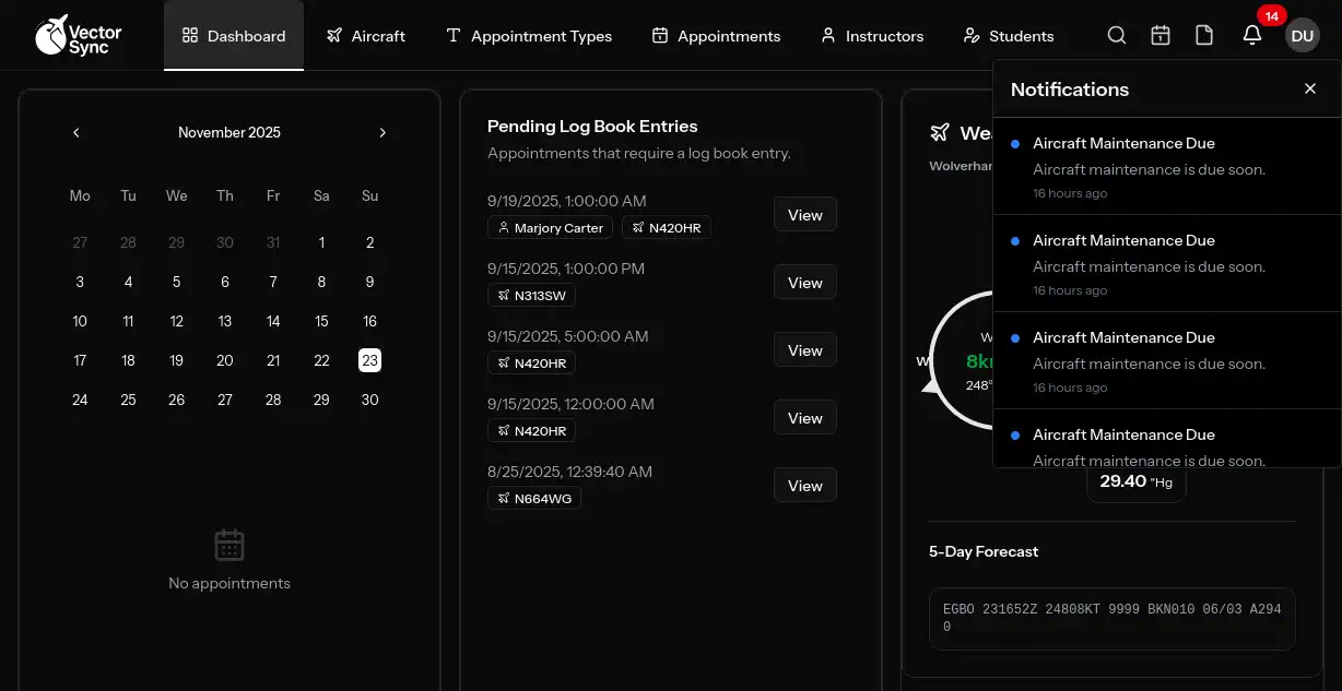 Automated Reminders & Notifications