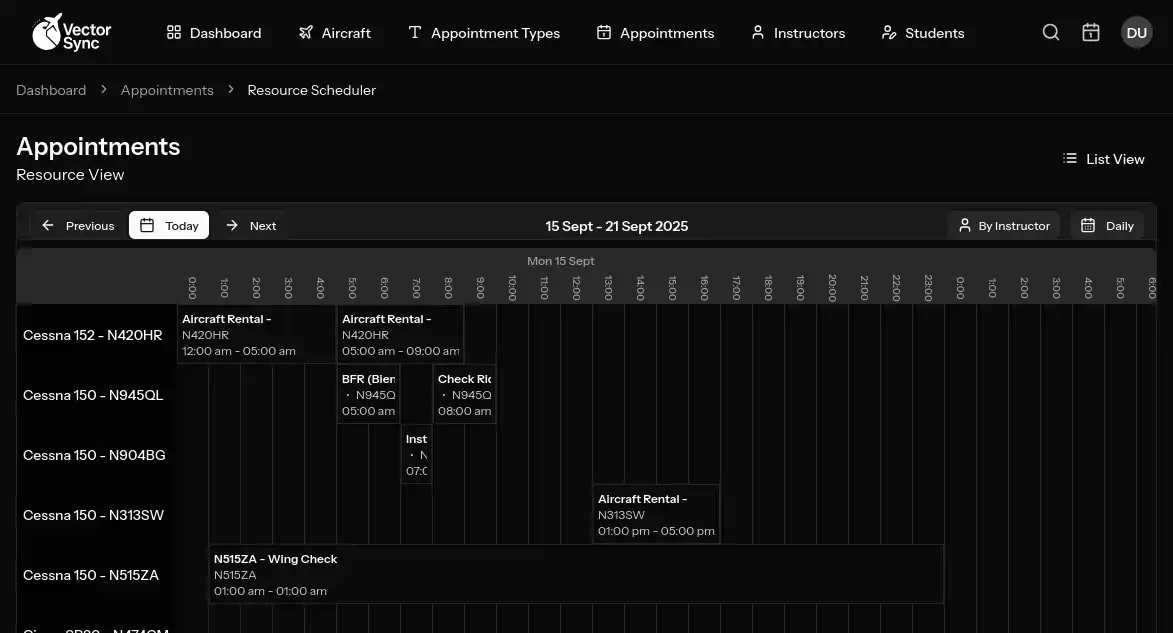 Advanced Gantt-Style Scheduling